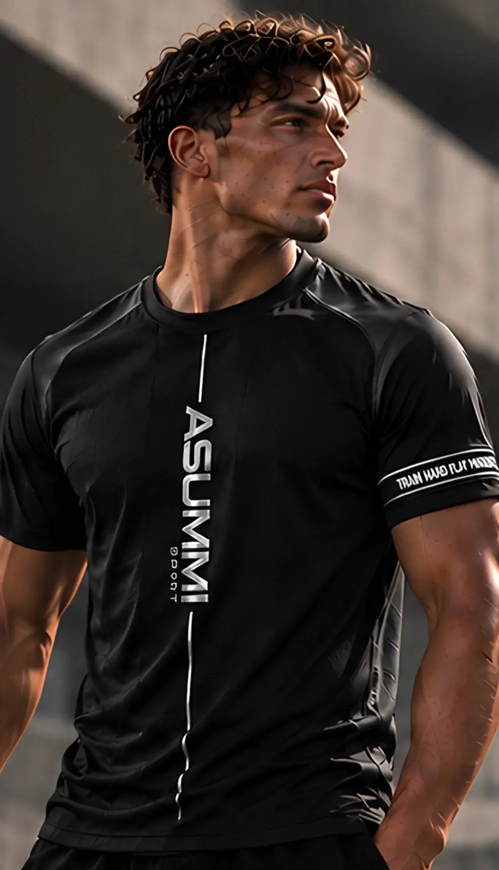 Training tee 02 on a model
