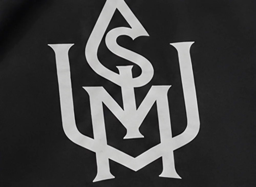 Front monogram close-up