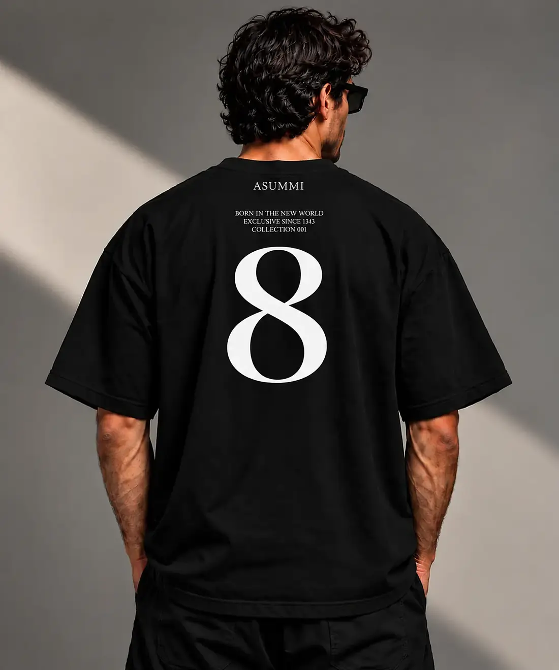 ASUMMI tee with The Never-Ending 8 on the back